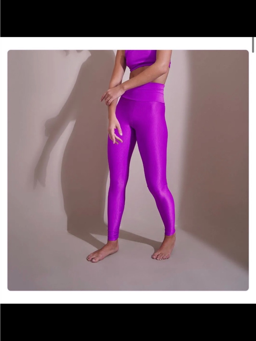 High-Rise Purple Women's Leggings - Sleek Performance Fit